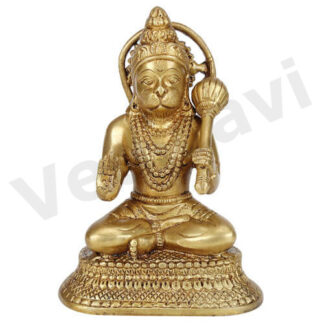 Lord Hanuman Statue In Sitting Pose